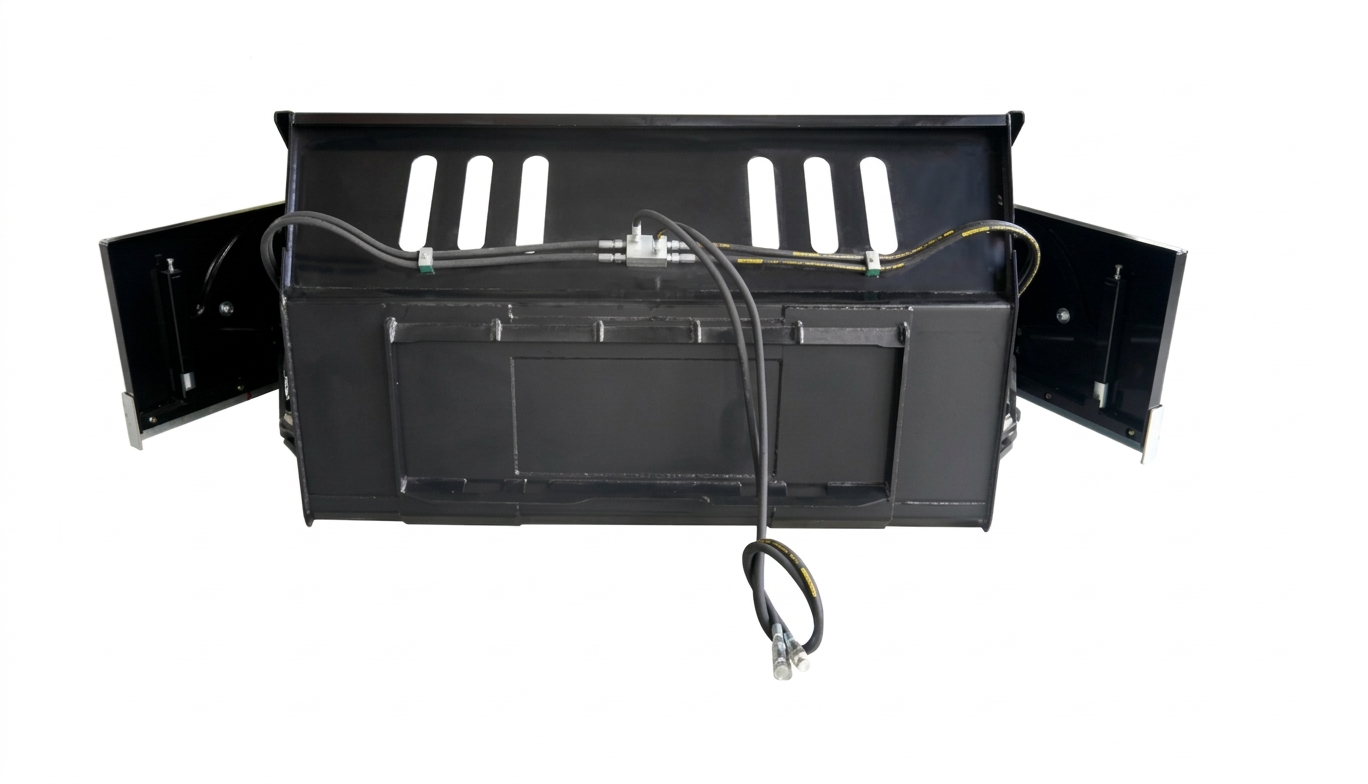 Skid Steer 91" Swing Snow Bucket for Snow Removal