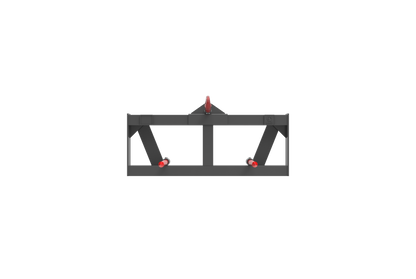 Root Grapple Attachment - Tractor Quick Tach Compatible, HD Forged Spear, Efficient Bale Handling Tool