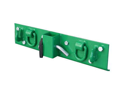 4.96" W × 21.93"L Bolt on Tractor Grab Hooks 2" Receiver Compatible with John Deere