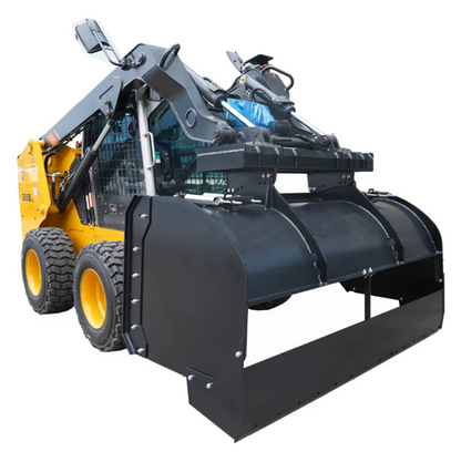 Skid Steer 84" Trip Edge Snow Plow, Snow Pusher