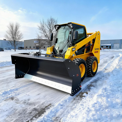 Skid Steer 84" Trip Edge Snow Plow, Snow Pusher