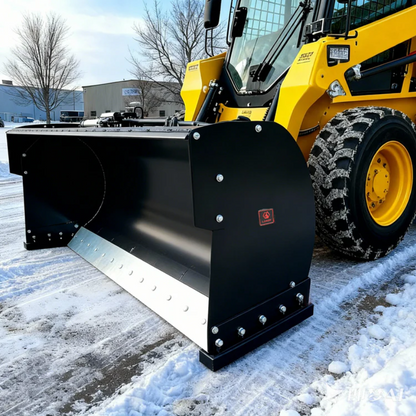 Skid Steer 84" Trip Edge Snow Plow, Snow Pusher